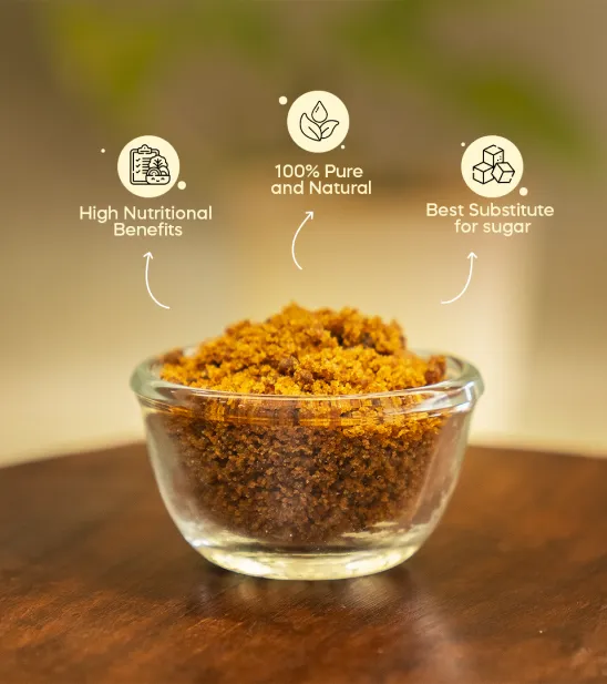 Jaggery Powder — Packed presentation